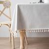 Stylish, Waterproof, Water-repellent Tablecloth, Table Mat, Cotton-linen Imitation, Oil-repellent, Large, Rectangular, Square, Linen Tablecloth, Dinin