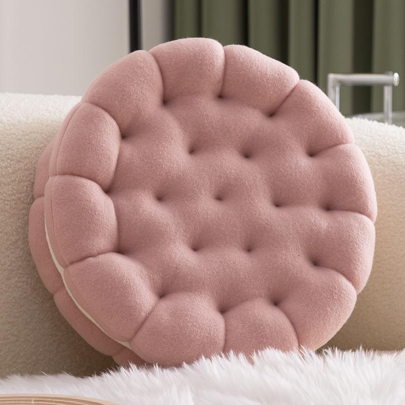 1pc New Cookie Pillow Fashion Sandwich Creative Cute Sofa Cushion Office Nap Pillow Soft and Comfortable