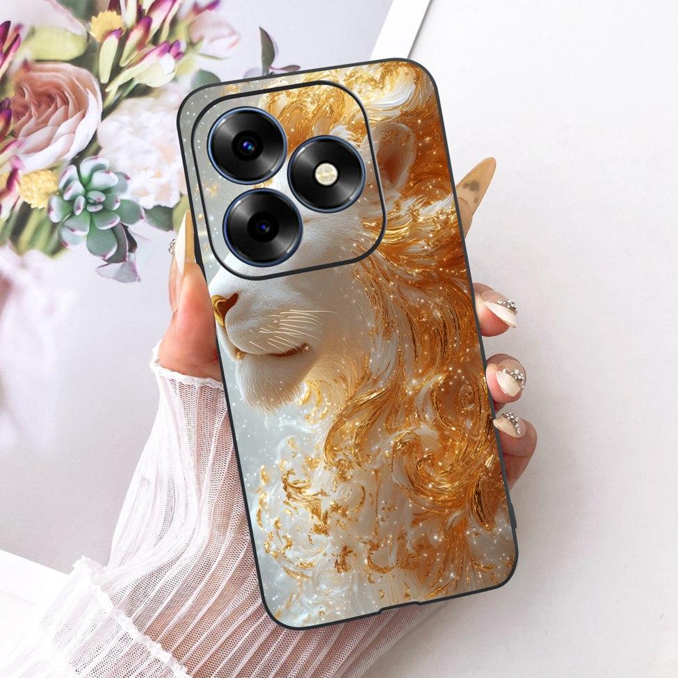 Чехол для телефона ITEL S23 Plus Чехол S681LN Силиконовый Милый Кот Модный Забавный Крутой Расписной Корпус Для ITEL S23+