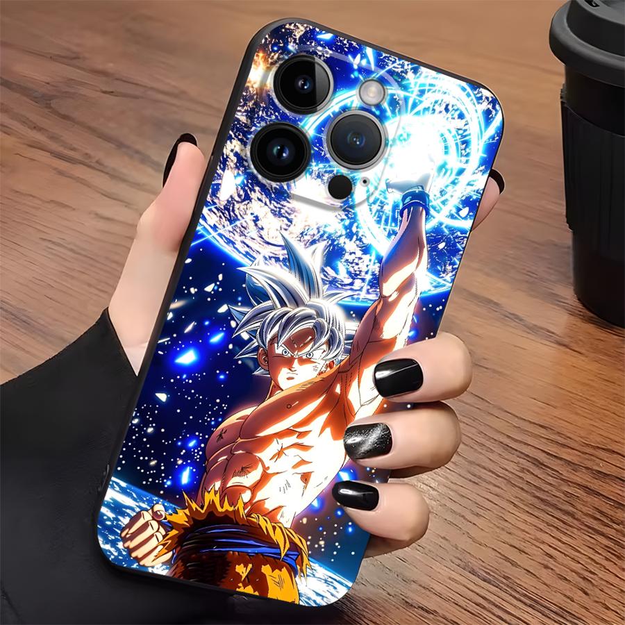 Чехол для iPhone XS Max XR 13 12 11 17 Pro Max 7 8 15 16 14 Plus 17Air Черный Мягкий Чехол для Телефона Dragon Ball Z Вселенная Goku