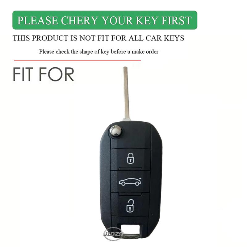 Новый силиконовый чехол-брелок для ключа-«рыбки» для Peugeot 208 2008 301 308 3008 Rcz 508 408 2008 307 Чехол для Citroen C3 C4 Berlingo
