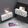 International Power Strip with UK, EU, Thai, Australian Plugs & Type-C Charging