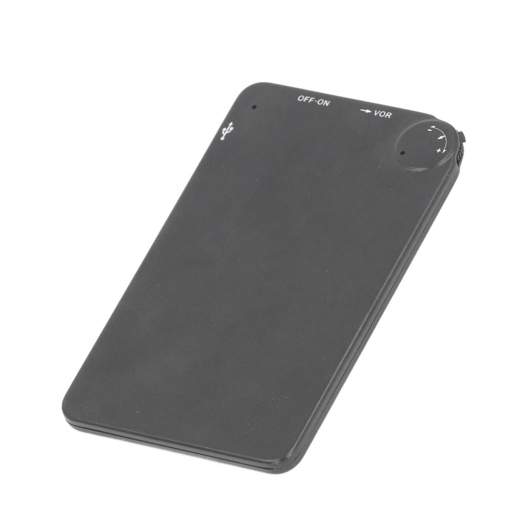 Ультратонкий цифровой диктофон 16 ГБ с длительным временем ожидания, тонкое аудиоустройство для записи голоса с наушниками