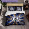West Bromwich Albion Football 3 Piece Bedding Set Soft Duvet Cover Set with Pillowcases Printed Bedroom Decor Set for Home