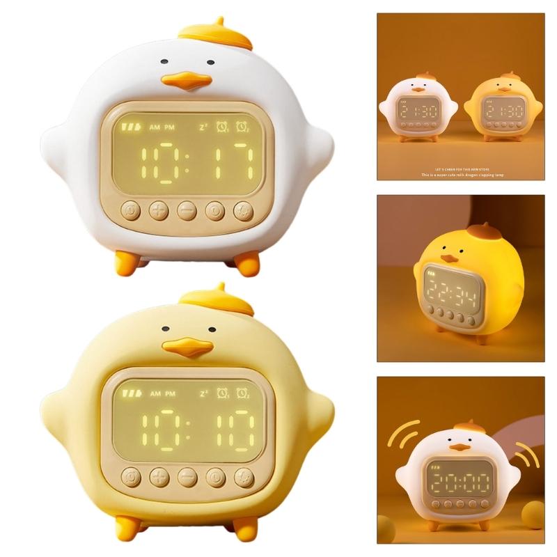 Duck Alarm Clock,Ok to Wake Clock Alarm Clock with Night Light for Kids Bedsides Alarm Clocks Birthday Gift Boys Girls