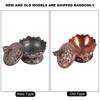 Vintage Backflow Smoke Incense Burner Stick Cone Holder Home Decoration Hot (Red Bronze)