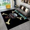3D I-Iron-M-Maidens Metal Music Rug Carpet for Living Room Bedroom Decor,kids Play Non-slip Decoration for Sofa Doormat Gift