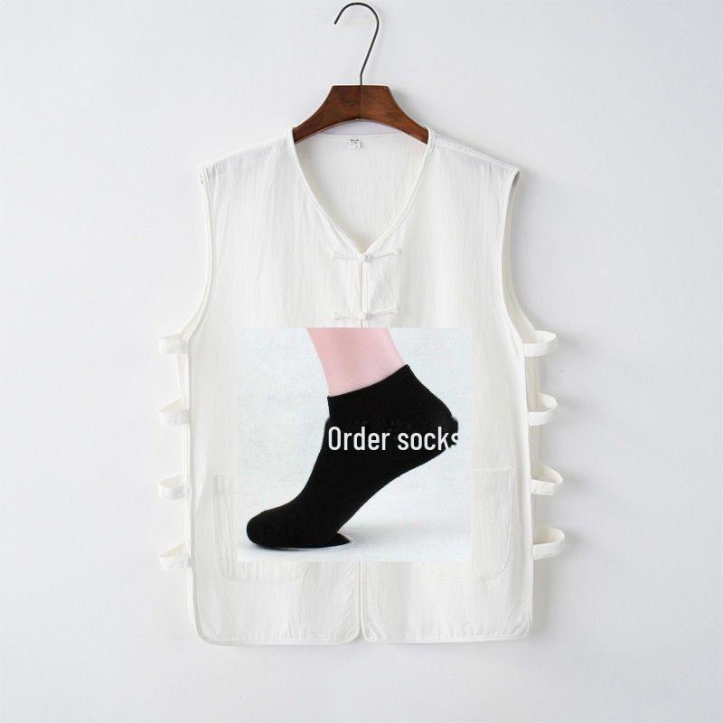 Мужской летний китайский костюм Тан из хлопка и льна: Модный наряд в стиле мандарин с пуговицами