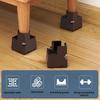 4Pcs Desk Leg Riser Heavy Duty Raiser Table Risers Heightening Foot Pad Bed Sofa Chair Table Feet Wear Resistant Anti Slip Mat