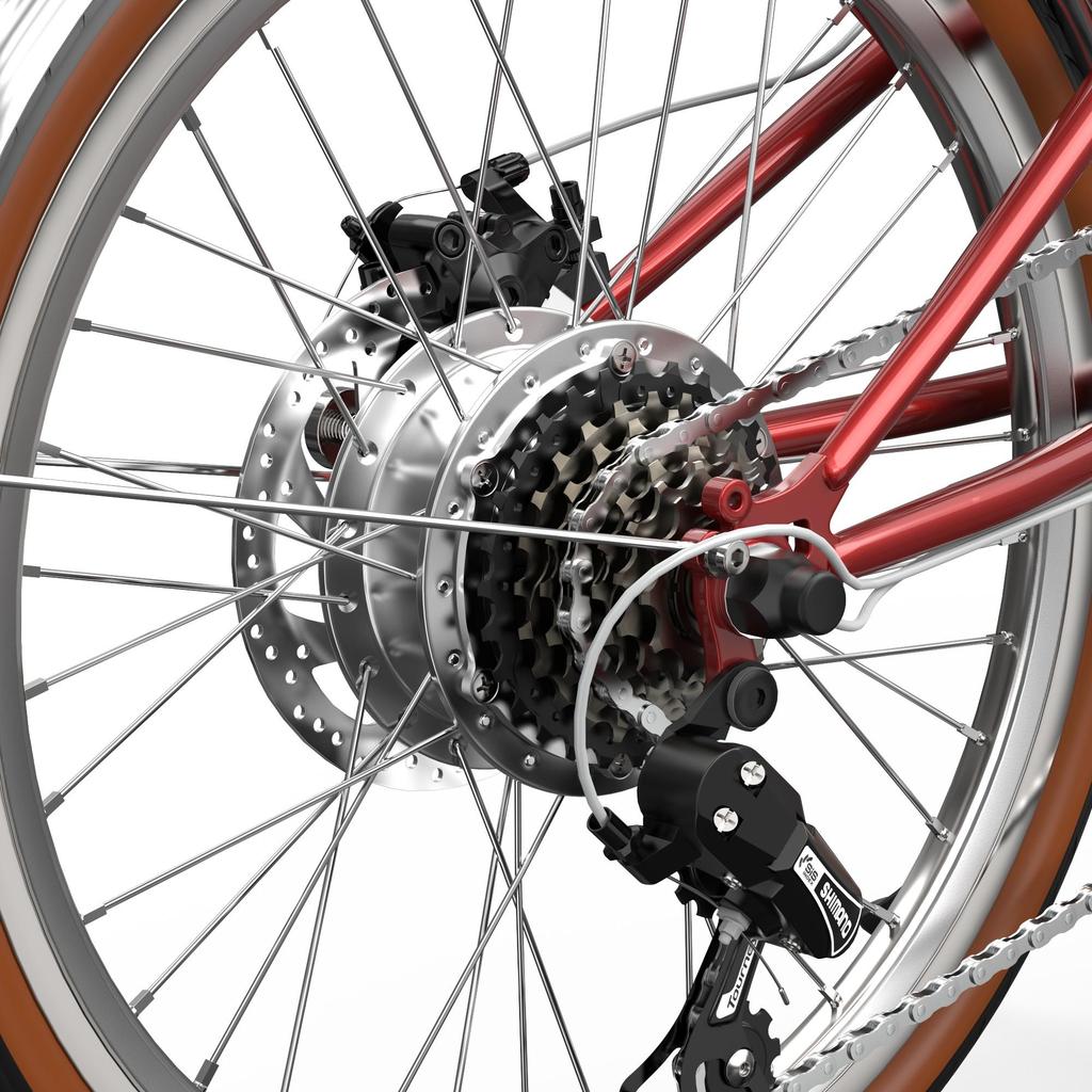 ONESPORT OT02 PRO Urban electric bicycle 250W motor 20*1.35 inch tires 36V 5.2Ah power supply maximum load capacity 80 kg.