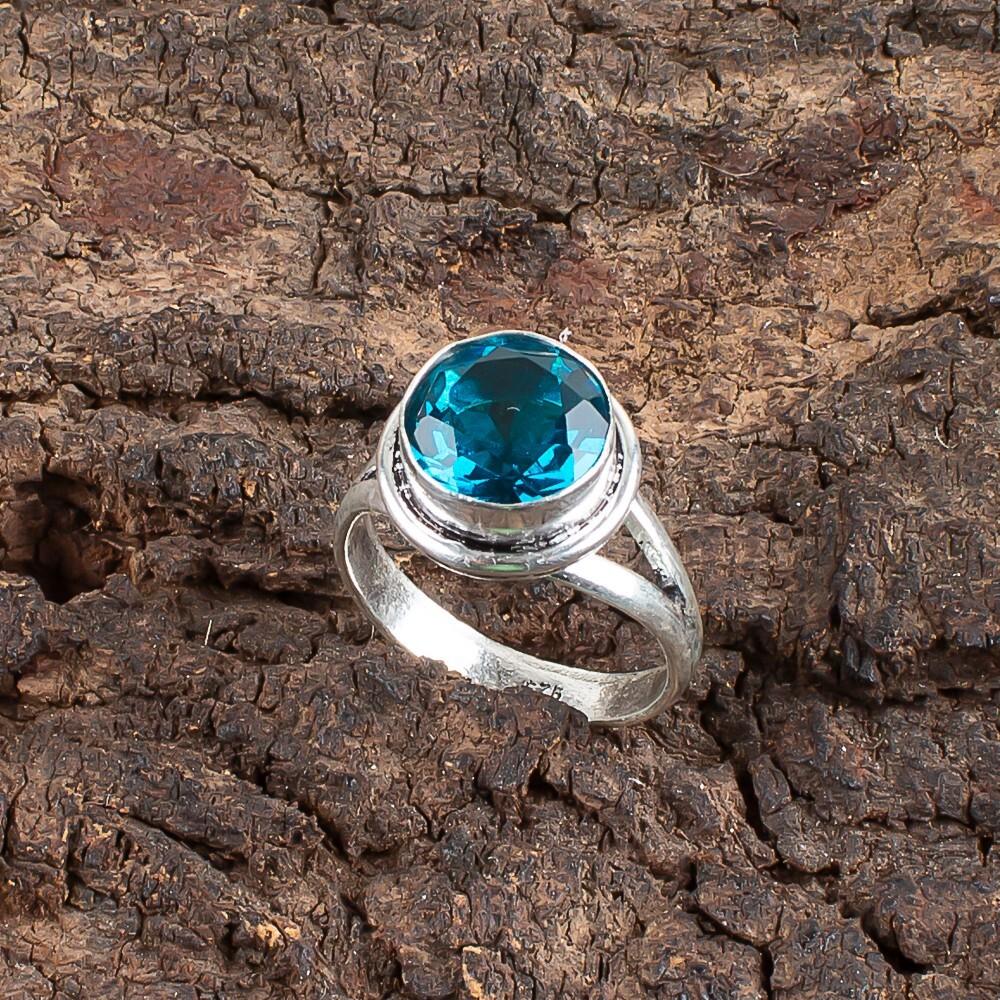 Blue Apatite Gemstone 925 Sterling Silver Jewelry Handmade Ring Gift For Women RR-11-12