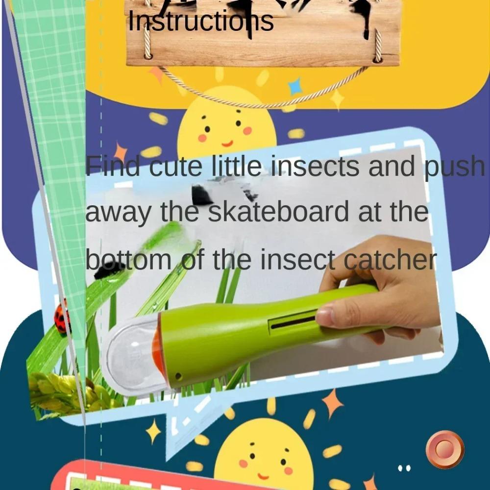 2 шт. портативный прозрачный ловец насекомых для использования в помещении и на открытом воздухе, детская игрушка, наблюдатель за насекомыми для исследования на открытом воздухе