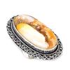 Brecciated Mookaite Handmade 925 Sterling Silver Jewelry Ring Size 7 H1r15