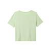Nike Укороченный топ Yoga Dri-FIT с коротким рукавом, дышащий, женский, зеленый DM7026-343