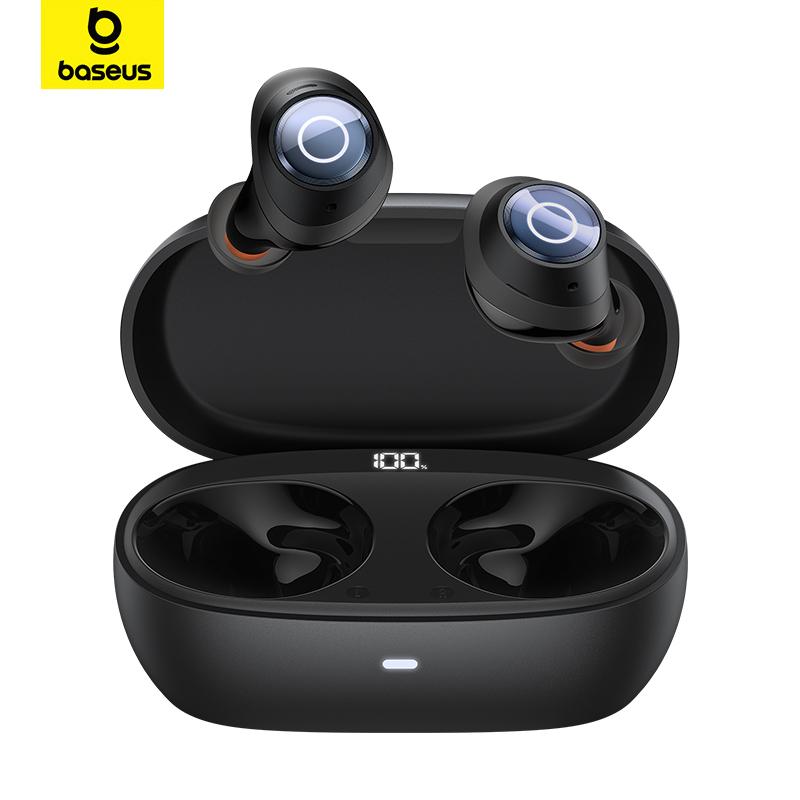 Baseus Bowie MA10 Series TWS Bluetooth 5.3 Wireless Earphone 48dB Noise Cancelling 140h Playtime Headphone IPX6 Waterproof Sport Earbud