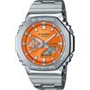 Мужские часы G-SHOCK GM-2110D-4AJF [G-SHOCK цифровая аналоговая комбинированная модель] круглые серебристые