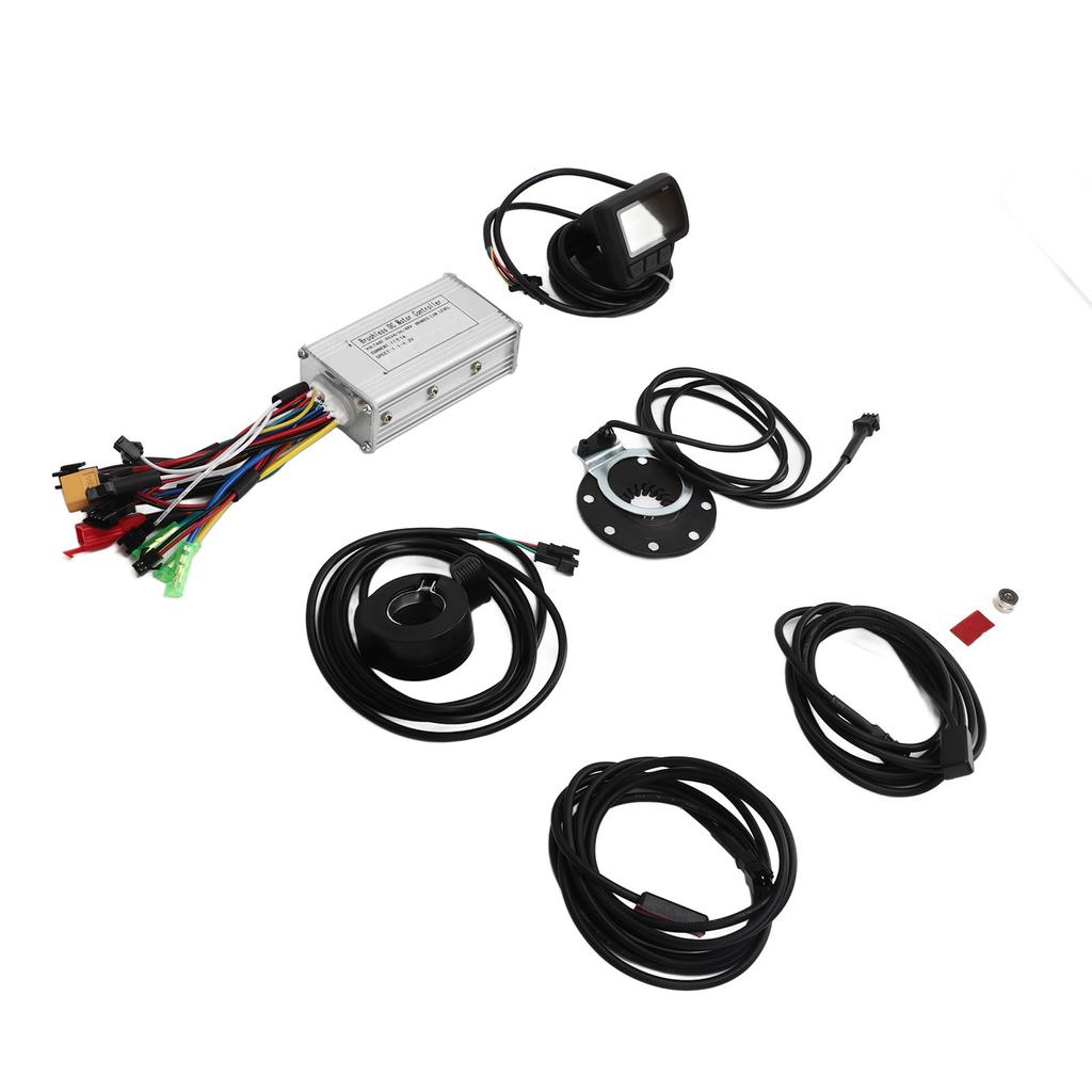 Electric Bike Bicycle Scooter 24V 36V 48V 17A Speed Controller EN06 Display Set with Power Assist Sensor 130x Thumb