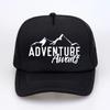 ADVENTURE AWAITS A Camping baseball cap Summer Mesh trucker caps Cool Leisure outdoor Unisex snapback hat