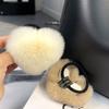 Корейская милая резинка для волос из кроличьего меха рекс, резинка для волос для хвостика, интернет-знаменитость, высокое чувство, плюшевый головной убор с любовью, осенне-зимний женский