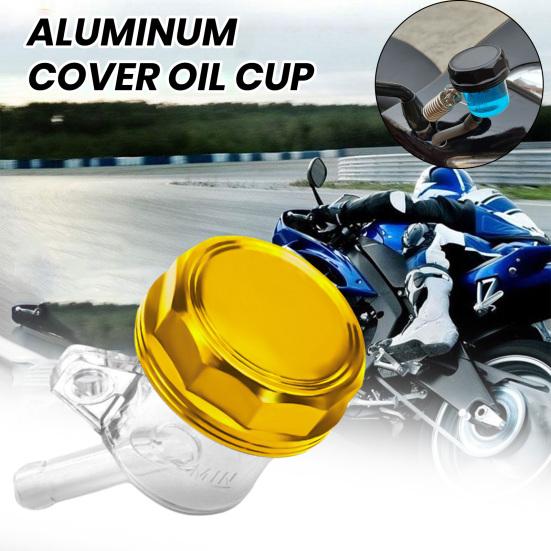 Aluminum Lid Oil Cup Universal Motorcycle Modified Brake Pump Fluid Reservoir Tank Oil Cup Motorcycle Accessories