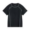 Li Ning CF Серия для улицы Однотонная Прохладная Удобная Приятная к коже Антибактериальная Футболка с коротким рукавом Женские футболки Черный ATSV196-3