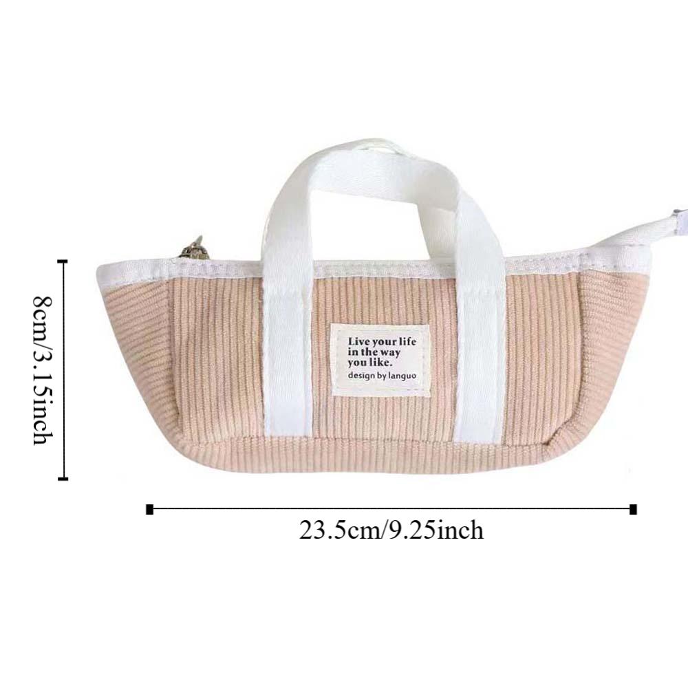 Desktop Storage Korean Style Pencil Case Handheld Pencil Pouch Handheld Stationery Bag Boys Girls