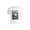 Reebok X NASA Collaboration T-Shirt Round Neck Letter Print Short Sleeve Unisex Tops White 100207597