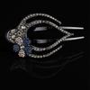 Handmade Crystal Flower Shiny Disk Hair Hair Claws Hair Accessories Crystal Hair Clip Hairgrip