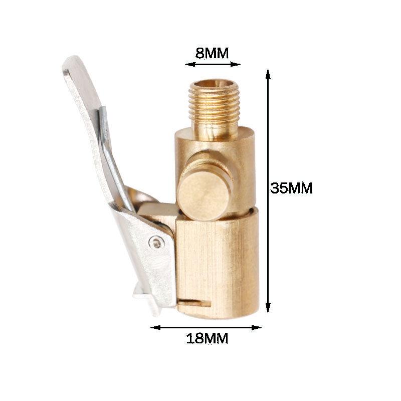Новый автомобильный быстрозарядный фитинг для накачивания, портативный насос для накачивания, воздушный всасывающий дисковый клапан, соединительный зажимной адаптер