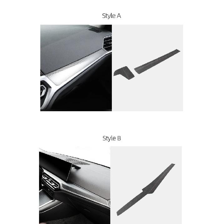 Alcantara For BMW G20 G23 G28 G42 i3 i4 Dashboard Panel Instrument Cover Trim M Performance Stickers Car Interior Accessories