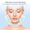 EMS устройство для подтяжки лица, массажер для лица, микротоковая V-образная повязка для похудения, светодиодный светильник, уменьшающий двойной подбородок, косметический аппарат