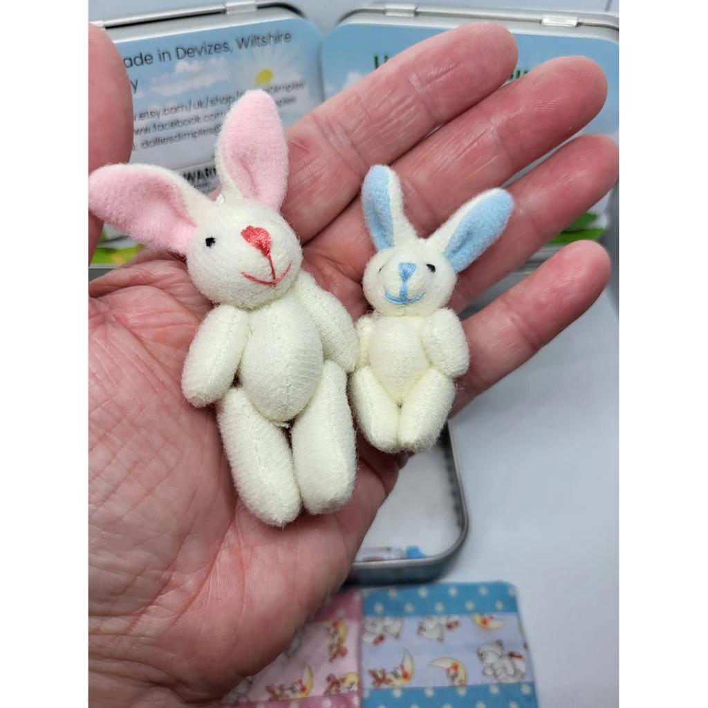 Пасхальные креативные милые плюшевые игрушки, железные подарочные коробки, маленькие плюшевые карманные банки