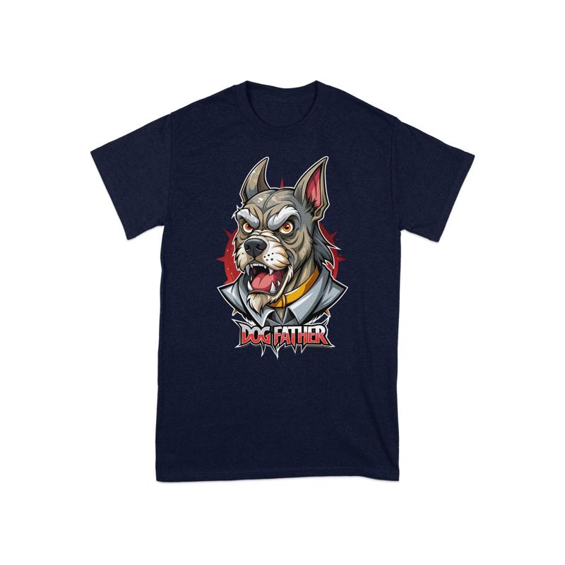Funny Dog Father T Shirt Unique Lover Cool Dad Humorous Pet Owner Apparel Novelty
