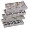 Stackable Necklace Display Tray Velvet Organizer Trays Showcase Drawer Ring Bracelet Necklace