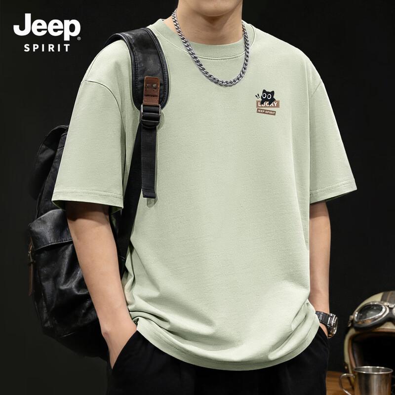 Мужская летняя хлопковая футболка свободного кроя JEEP SPIRIT 2026