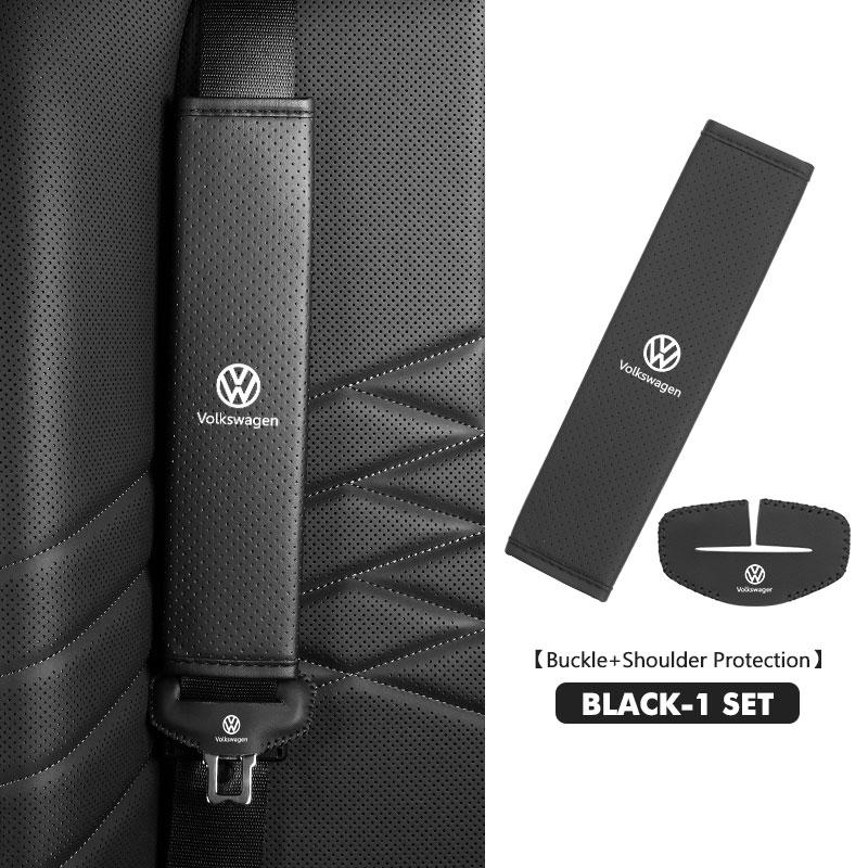 Car Seat Belt Buckle Clip Protector Cover Shoulder Padding Pad For Volkswagen VW Passat Golf 4 5 6 Tiguan Polo Scirocco Jetta CC