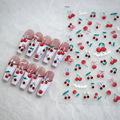 1pcs 5D Diamond White Lace Bow Nail Art Stickers Pearl Rhinestones Nail Decoration Adhesive Decals Slider DIY Accessory