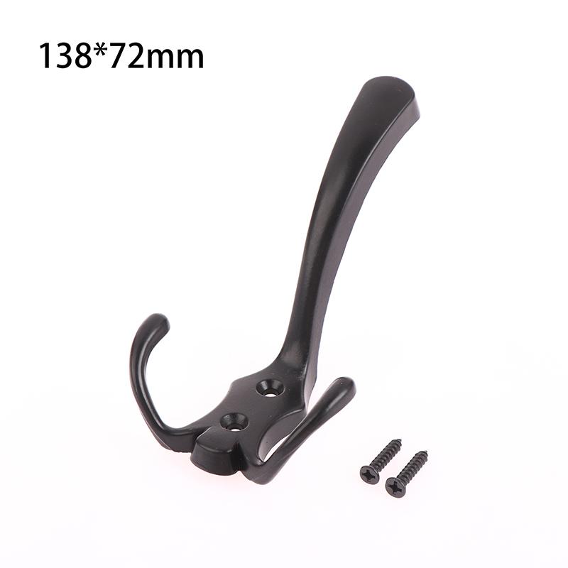 Для одежды для спальни, мебель для прихожей, крючок из цинкового сплава, 3 крючка, крючок для пальто, настенный вешалка для одежды для халата, шляпа, настенная вешалка