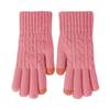 Thick Warm Knitted Gloves Windproof Touch Screen Winter Gloves for Riding Skiing Men Women Keep Warm Mittens