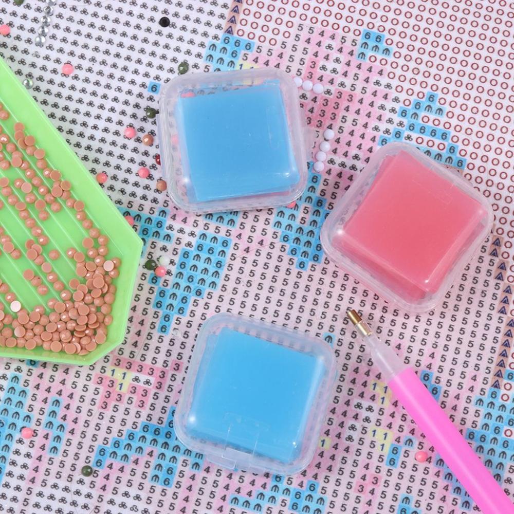 Painting Tools with Storage Box Drilling Mud Painting Wax Painting Clay Art Glue