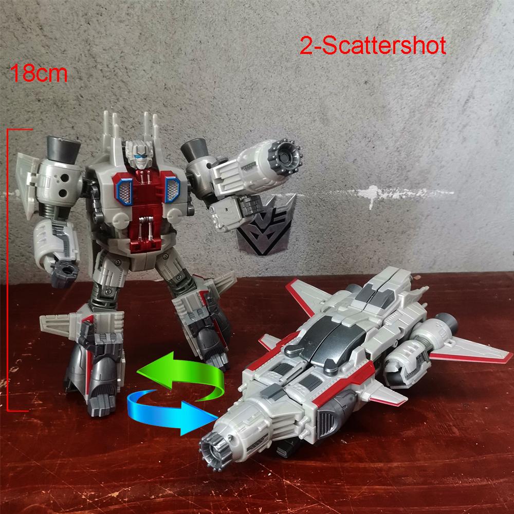 Transformation Toys Galvatron AOYI BMB H6001-2 18cm Decepticon Beast Wars Alloy Anime Action Figure Car Aircraft Model Boy Gifts