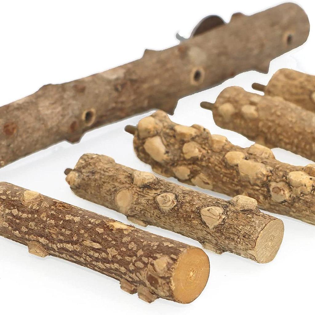 Лестница для птиц из натурального дерева ясеня и пиона - игрушка для лазанья попугая