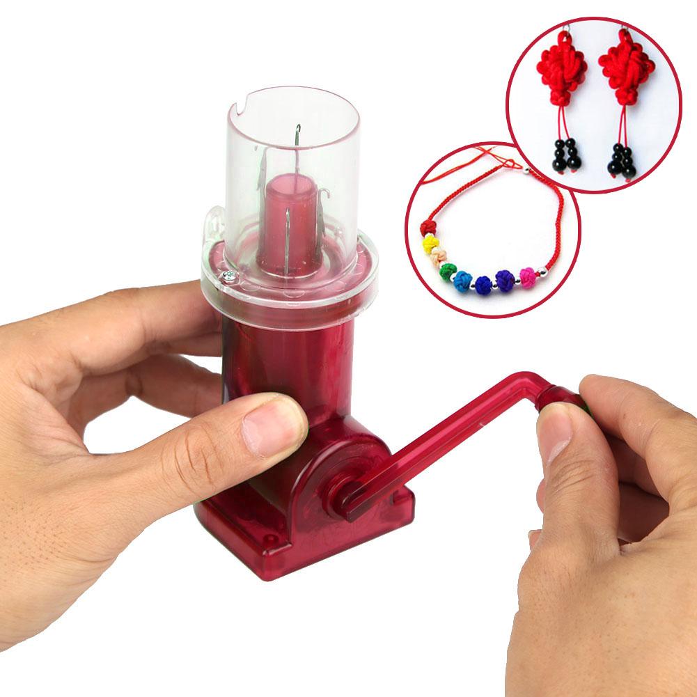 Hand Weave Crocheting Tools Easy Weaver Knitting Tool Knitting Mill Machine Embellish Craft Bracelet DIY Knitting Spool Knitter