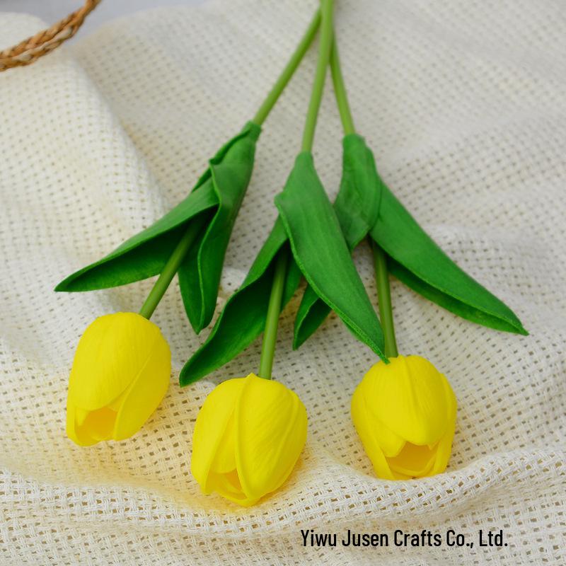 Искусственные тюльпаны для домашнего декора и свадебных букетов