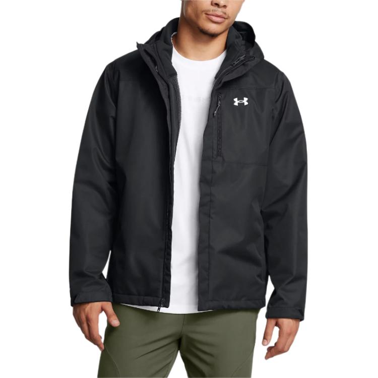 Under Armour Штормовые куртки и пальто Мужские Черный 1371585-002