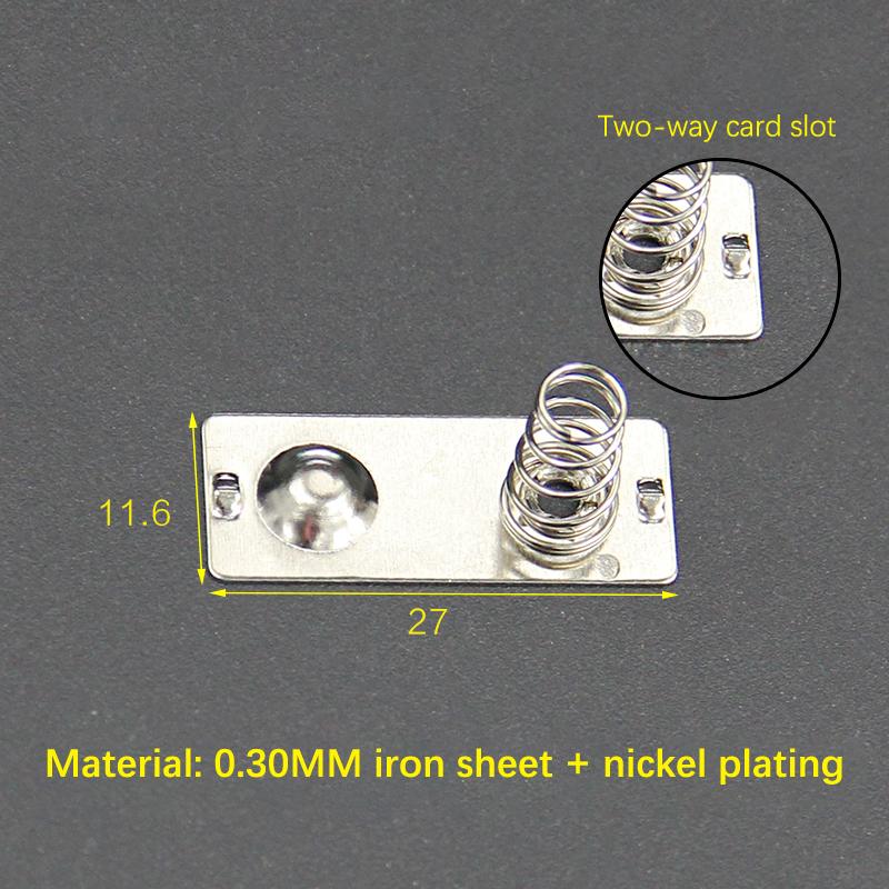 10 шт. 27X11,6 мм Контактная пластина с пружиной для преобразования полярности батареи AA для 5-й батареи Пружина батареи AA