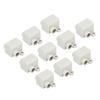 10 Pcs 60A 400V Quick Connector Cable Terminal One In Two Out Electrical Wiring Inline Junction