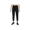 Nike Женские спортивные штаны с принтом логотипа и завязками, черные DM1612-010