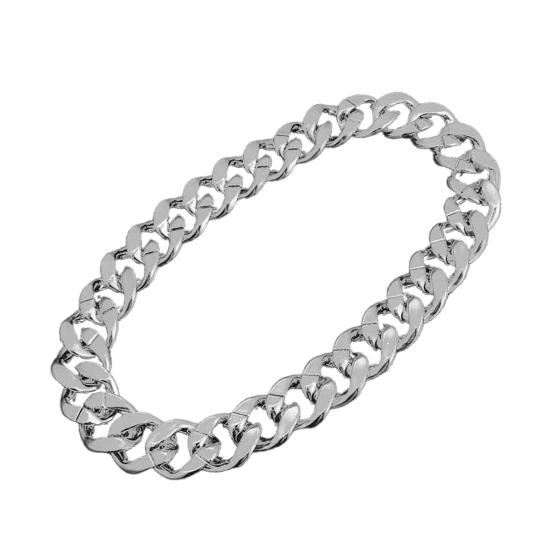 Мужское ожерелье с большой цепью в стиле хип-хоп из смолы, преувеличенное геометрическое колье-чокер для коктейльной вечеринки