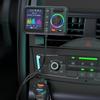 BT FM-передатчик с поддержкой зарядки QC3.0, беспроводной автомобильный адаптер, громкая связь, MP3-плеер для автомобиля